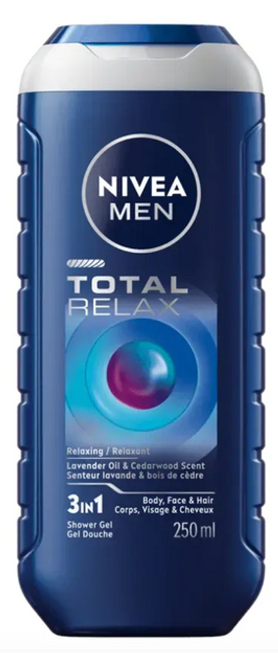 Nivea Men Total Relax 3-In-1 Shower Gel 250 ml