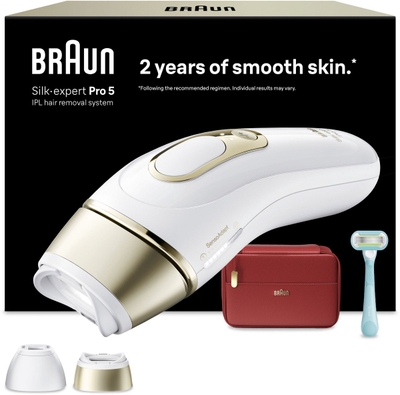 Braun Silk·expert Pro 5 - IPL ontharingsapparaat - PL5221 - Haarverwijdering Voor Thuis - 2 Opzetstukken