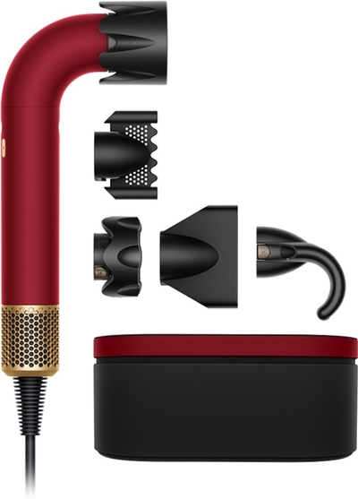 Dyson Supersonic r Föhn Straight & Wavy - Red Velvet Goud