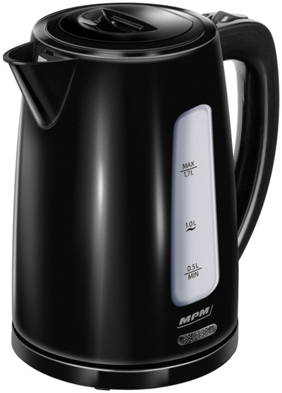 MPM Waterkoker 360 graden Draaibare Voet en Comfortabel Handvat inclusief Vervangbare Filter en Status Indiciatielampje