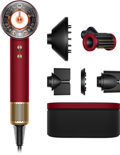 Dyson Supersonic Nural Föhn - Red Velvet/Goud