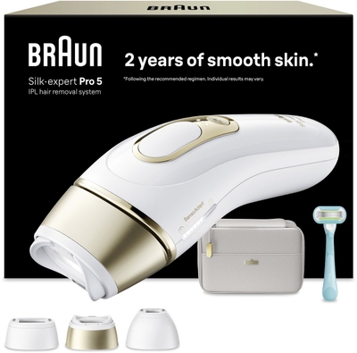 Braun Silk·expert Pro 5 - IPL ontharingsapparaat - PL5311 - Haarverwijdering Voor Thuis - 3 Opzetstukken