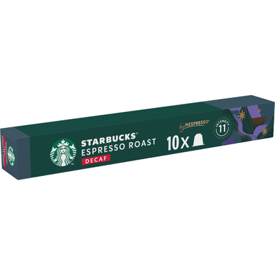 Starbucks Nespresso decaf espresso roast capsules Nespresso compatible koffiecups 10 stuks