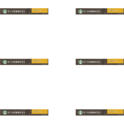 Starbucks Nespresso blonde espresso roast cap 6pk Nespresso compatible koffiecups 6 stuks