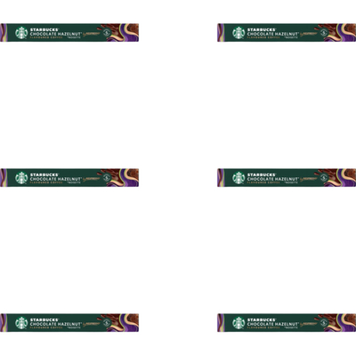 Starbucks Nespresso chocolate hazelnut caps 6-pack Nespresso compatible koffiecups 6 stuks