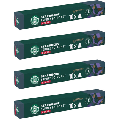Starbucks Nespresso decaf espresso roast cap 6-pck Nespresso compatible koffiecups 6 stuks