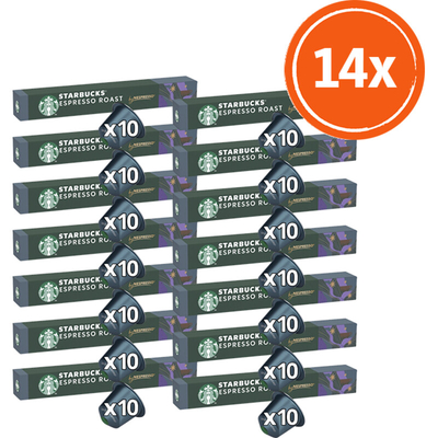 Starbucks Nespresso espresso roast capsules 14-pck Nespresso compatible koffiecups 14 stuks