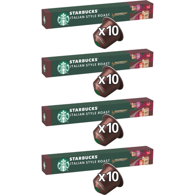 Starbucks Nespresso espresso roast capsules 4-pack Nespresso compatible koffiecups 4 stuks