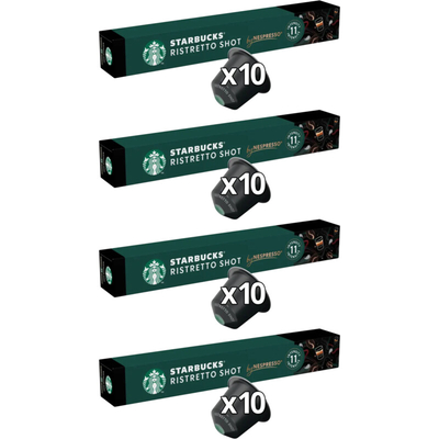 Starbucks Nespresso ristretto capsules 4-pack Nespresso compatible koffiecups 4 stuks
