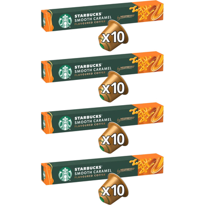 Starbucks Nespresso smooth caramel capsules 4-pack Nespresso compatible koffiecups 4 stuks