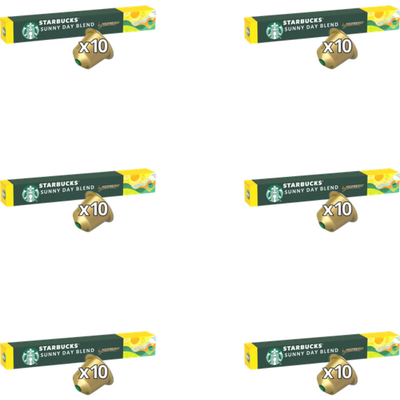 Starbucks Nespresso sunny day blend cap 6-pack Nespresso compatible koffiecups 6 stuks