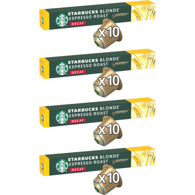 Starbucks Blonde espresso roast decaf caps 4-pack no_ah_productcategory 4 stuks