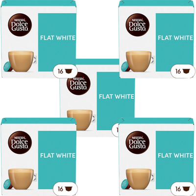 Nescafé Dolce Gusto Flat white 5-pack Dolce Gusto compatible koffiecups 5 stuks