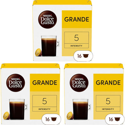 Nescafé Dolce Gusto Grande capsules 3-pack Dolce Gusto compatible koffiecups 3 stuks