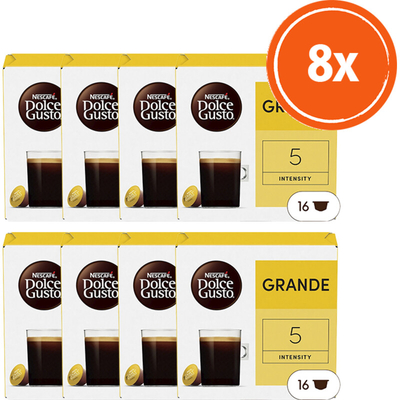Nescafé Dolce Gusto Grande capsules 8-pack Dolce Gusto compatible koffiecups 8 stuks