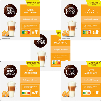 Nescafé Dolce Gusto Latte macchiato capsules 5-pack Dolce Gusto compatible koffiecups 5 stuks