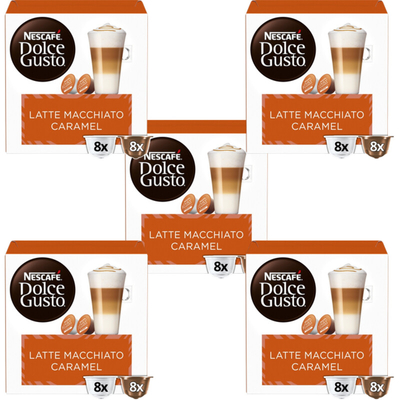 Nescafé Dolce Gusto Macchiato caramel capsules 5-pack Dolce Gusto compatible koffiecups 5 stuks