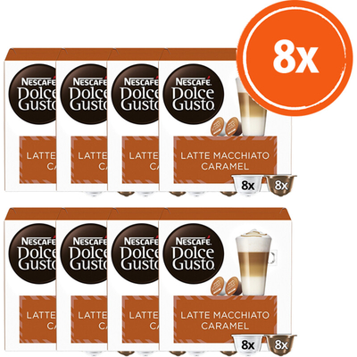 Nescafé Dolce Gusto Macchiato caramel capsules 8-pack Dolce Gusto compatible koffiecups 8 stuks