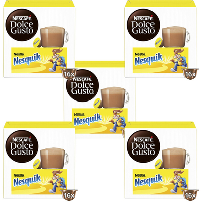 Nescafé Dolce Gusto Nesquik capsules 5-pack Dolce Gusto compatible koffiecups 5 stuks