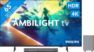 Philips Ambilight 65" PUS8000 4K (2025) + Philips TAB6100
