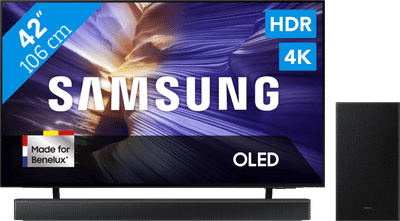 Samsung 42" OLED S90F (2025) + Samsung HW-B66CF Zwart