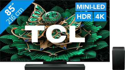 TCL 85" QD Mini-led C71K 4K (2025) + TCL Q65H