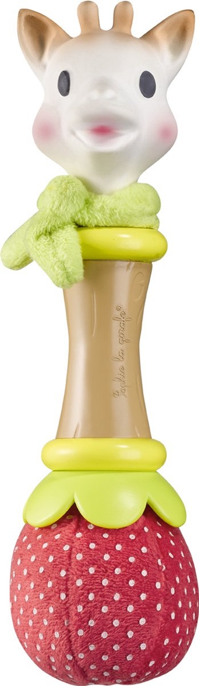 Sophie de giraf So'pure Natur'soft Rammelaar - Babyspeelgoed - Vanaf 3 maanden - Natuurlijk rubber/Biologisch katoen/Bio-Plastic - OK-Biobased