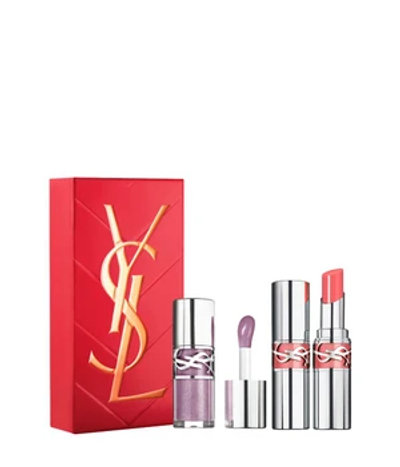 Yves Saint Laurent Loveshine Set (Gloss Nr. 01 + Lipstick Nr. 44) Lip Kits 1 st