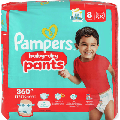 Pampers Baby Dry Pants  luierbroekjes maat 8 - 26 stuks