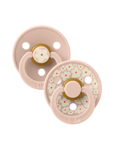 BiBs Studio Jasmin Fopspeen - 0-6 Mnd - 2 Stuks - Blush Mix