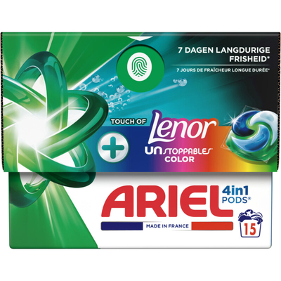 Lenor Unstoppables  wascapsules gekleurde was - 15 wasbeurten