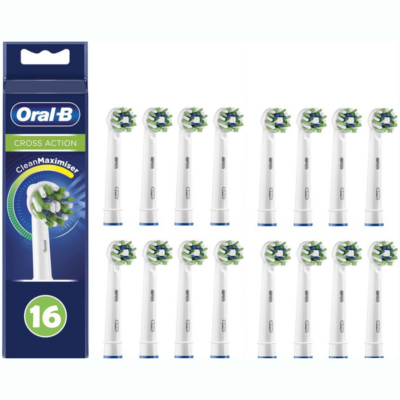 Oral-B CrossAction  opzetborstels - 16 stuks