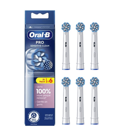 Oral-B Sensitive Clean  opzetborstels - 6 stuks