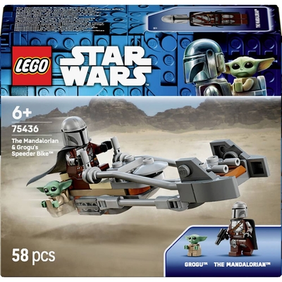 LEGO® STAR WARS™ 75436 De Mandaloriaan en Grogu op hun Speeder Bike™ (75436)