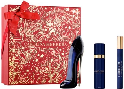 Carolina Herrera Good Girl Giftset - 50ml Eau De Parfum - 100ml Body Mist & 10ml Travelspray
