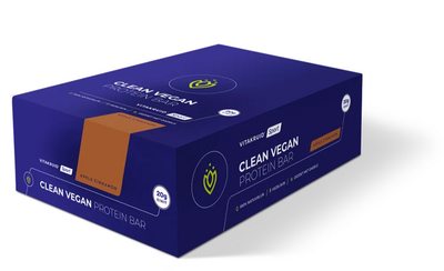 Vitakruid Clean Vegan Protein Bar Appel Kaneel 12ST