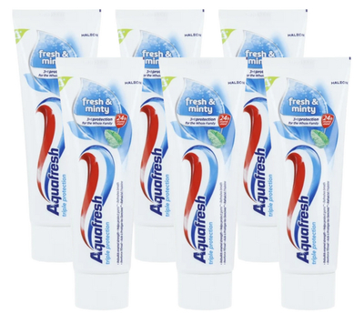 Aquafresh Fresh & Minty Tandpasta Multiverpakking 6x75 ml