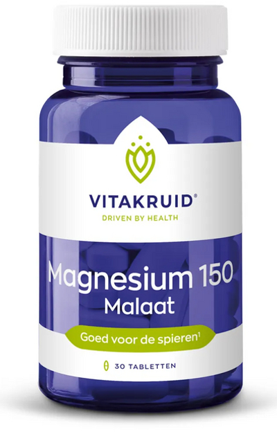 Vitakruid Magnesium 150 Malaat Tabletten 30TB