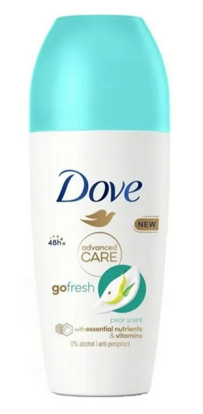 Dove Advanced Care Go Fresh Pear & Aloë Vera Deodorant Roll-On 50 ml
