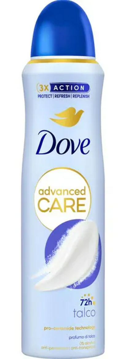Dove Deodorant Spray Advanced Care Talco 150 ml