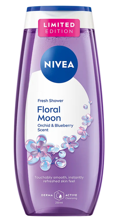 Nivea Floral Moon Orchid & Blueberry Scent Fresh Showergel 250 ml