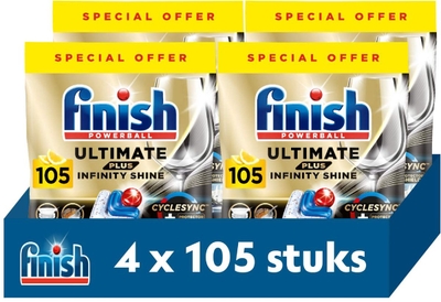 Finish Citroen & Infinity Shine vaatwastabletten  - 420 wasbeurten