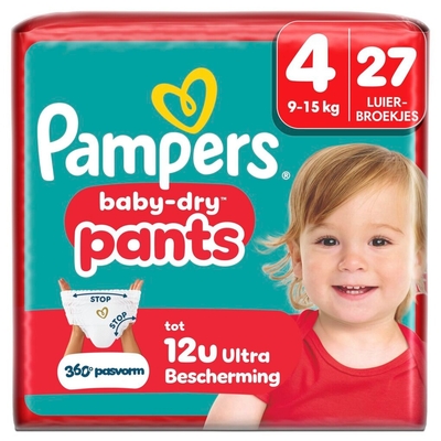 Pampers Baby Dry Pants  luierbroekjes maat 4 - 27 stuks