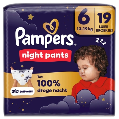 Pampers Baby Dry Night Pants  luierbroekjes maat 6 - 19 stuks