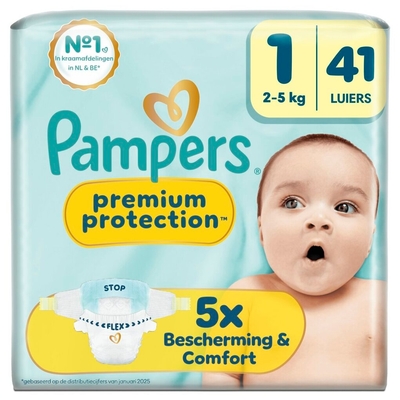 Pampers Premium Protection  luiers maat 1 - 41 stuks