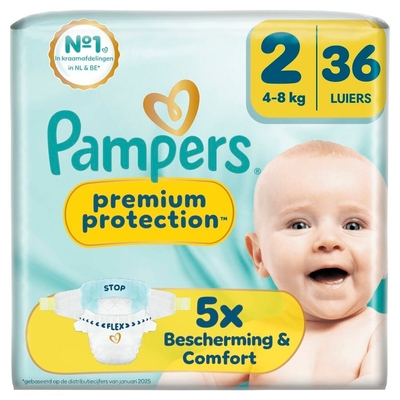 Pampers Premium Protection  luiers maat 2 - 36 stuks