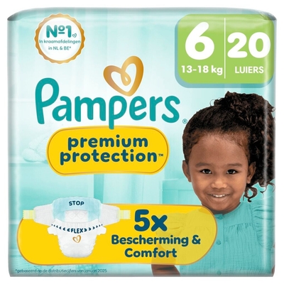 Pampers Premium Protection  luiers maat 6 - 20 stuks