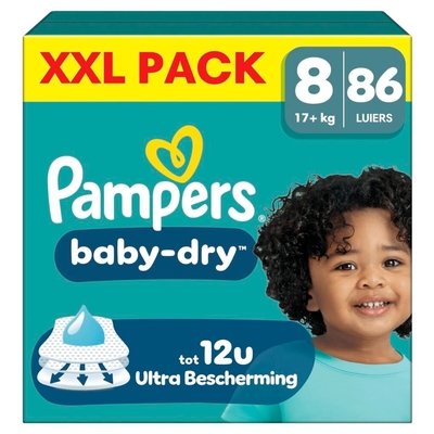 Pampers Baby Dry  luiers maat 8 - 86 stuks