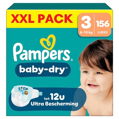 Pampers Baby Dry  luiers maat 3 - 156 stuks