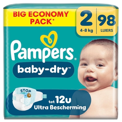 Pampers Baby Dry  luiers maat 2 - 98 stuks